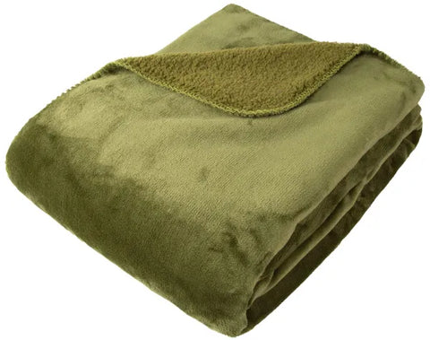 Luxury Olive Throw