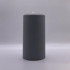 Grey Everlasting Candle 8x15cm