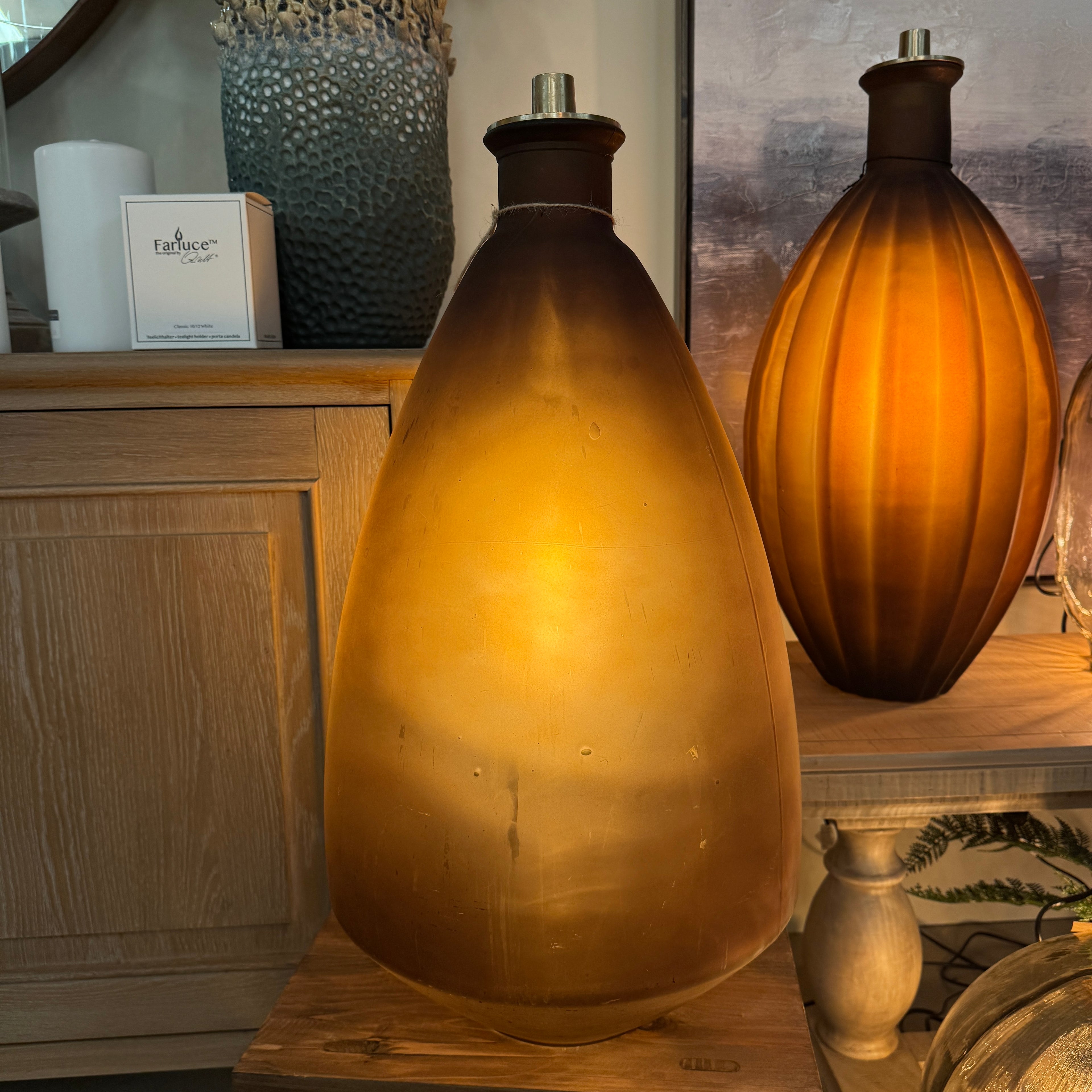 Recycled Brown Vase 33x33x60cm