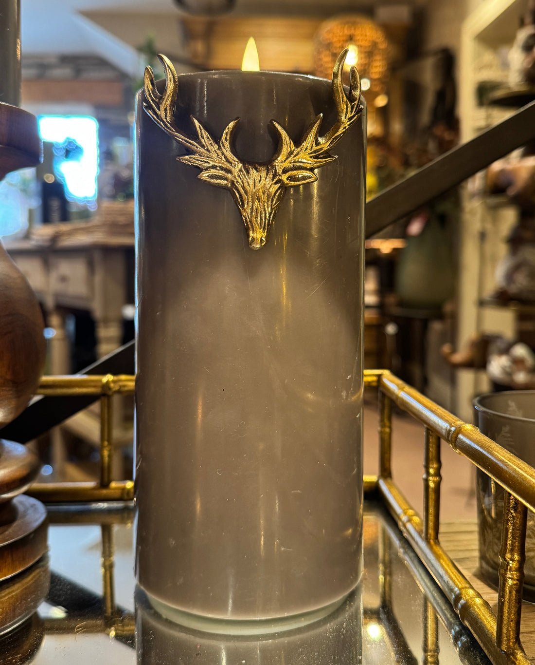 Brass Stag Candle Pin