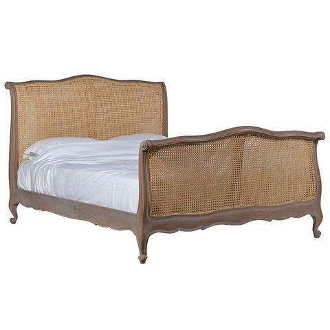 Vera Natural Rattan 5ft Bed (King)