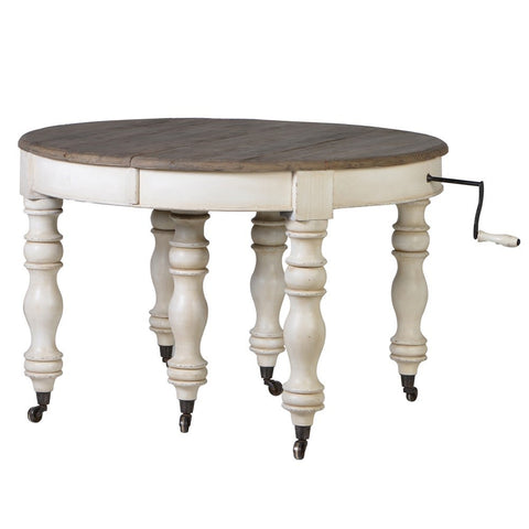 Aston Distressed Oval Extending Dining Table