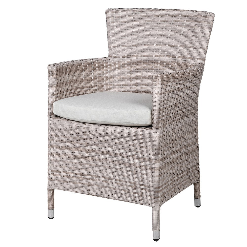 Windsor Outdoor Wicker Dining Chair with Cushion