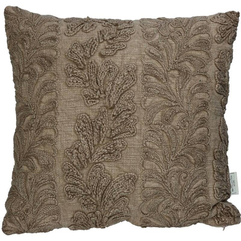 Neutral Cushion Embroidered