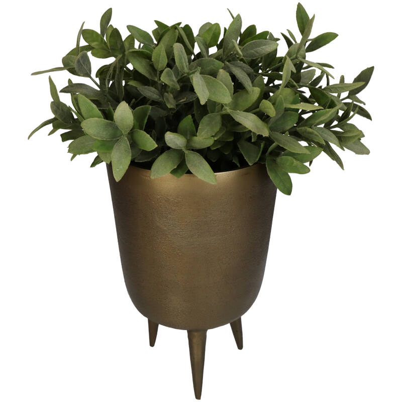 Gold Planter With Legs