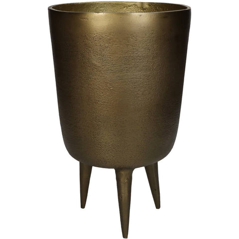 Gold Planter With Legs