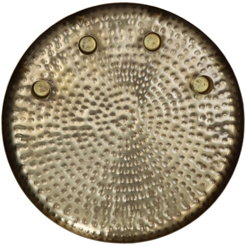 Candle Stick Plate Bronze Ø30cm x4cm