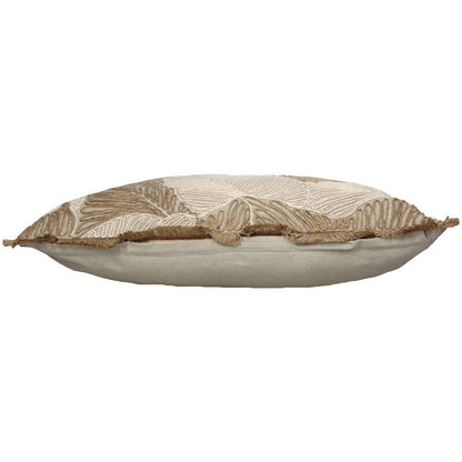 Palm Leaf Neautral Cushion