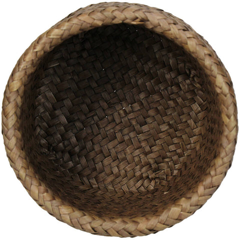 Seagrass Basket Brown 15x15x13cm