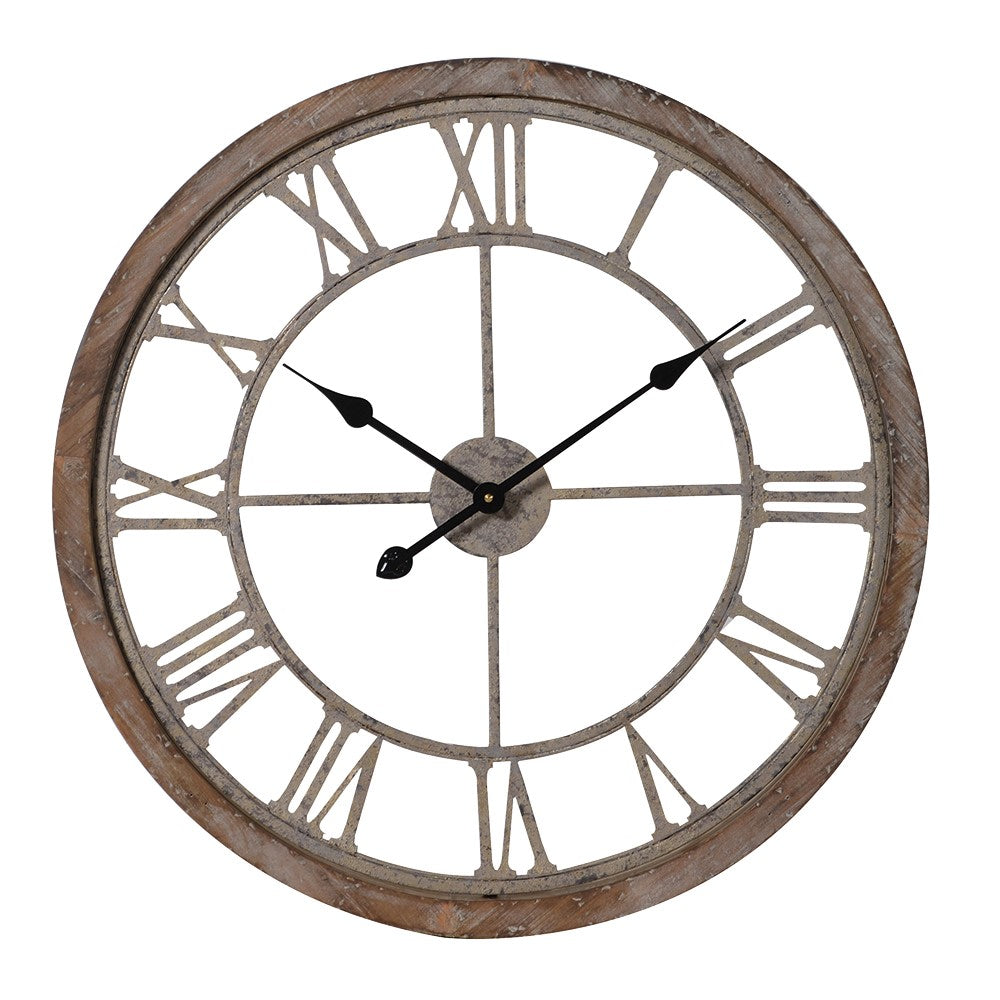 Round Roman Numerals Wall Clock