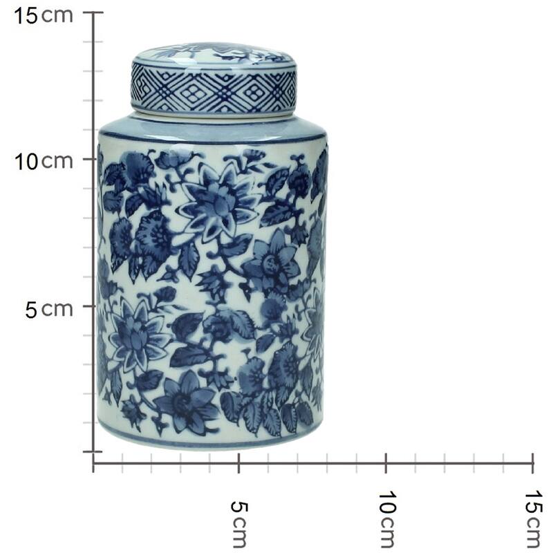 Porcelain Blue Pattern Jar