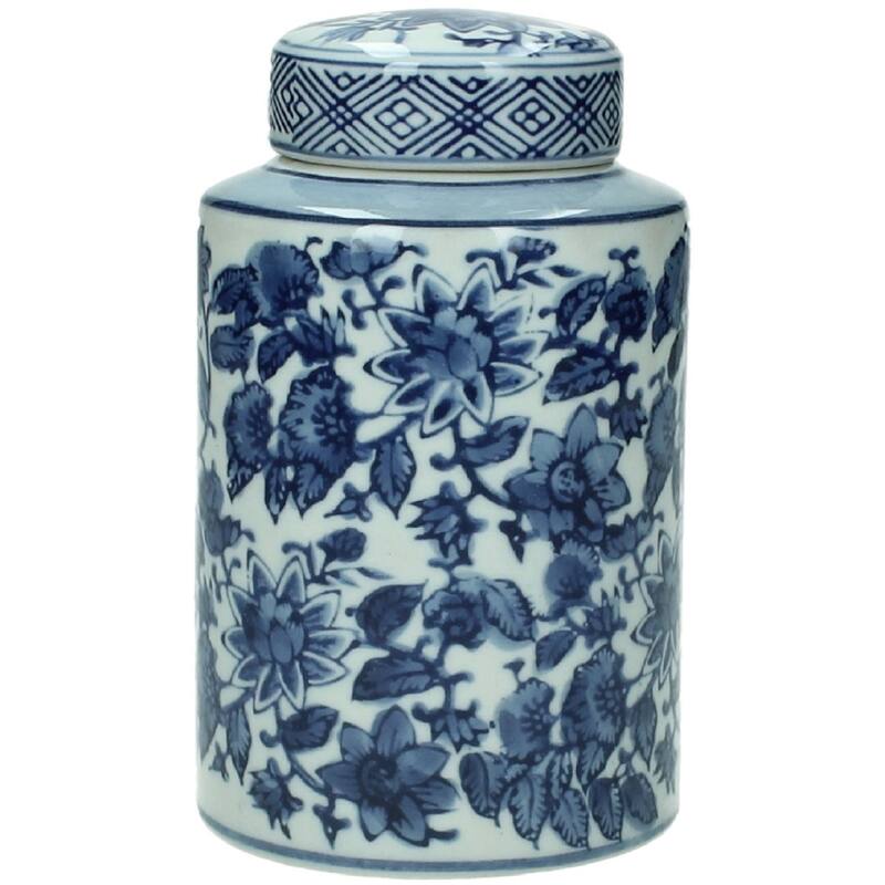 Porcelain Blue Pattern Jar