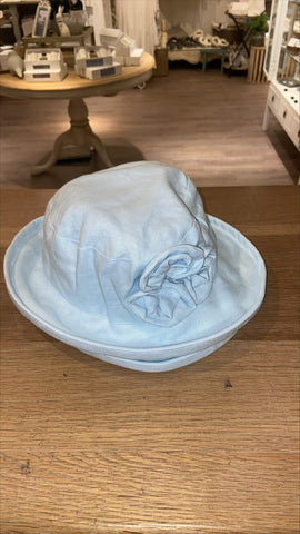 Linen Hat Blue