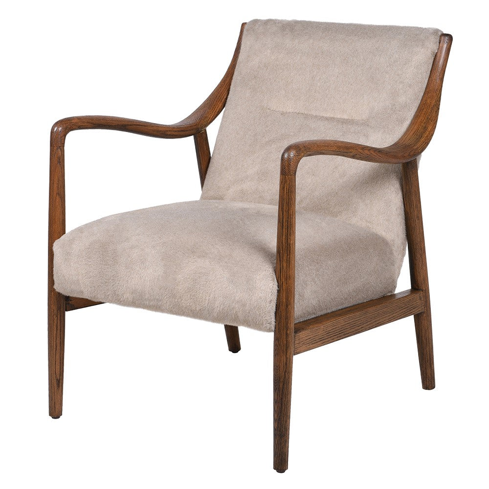 Fawnwood Curved Oak Occasional Chair