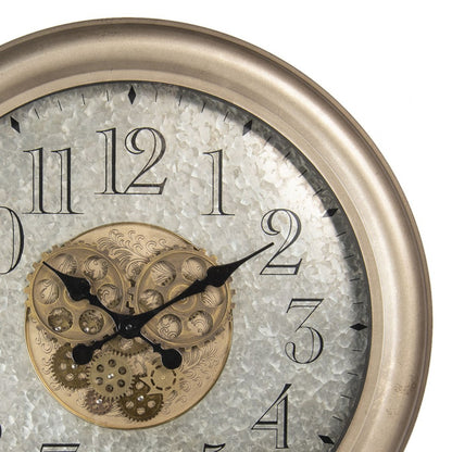 Metal and Gold Wall Clock