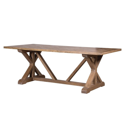 Emma Parquet Top Dining Table