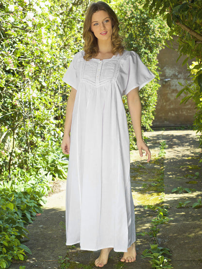 Nicole-Nightdress-Short-Sleeve-Cotton-LA023N-A-1