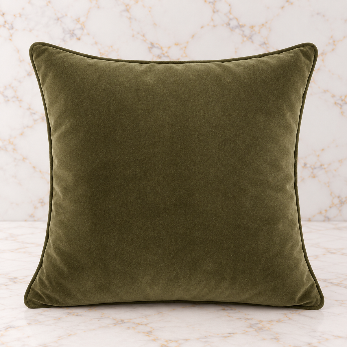 Fern Olive Cushion - 45x45cm