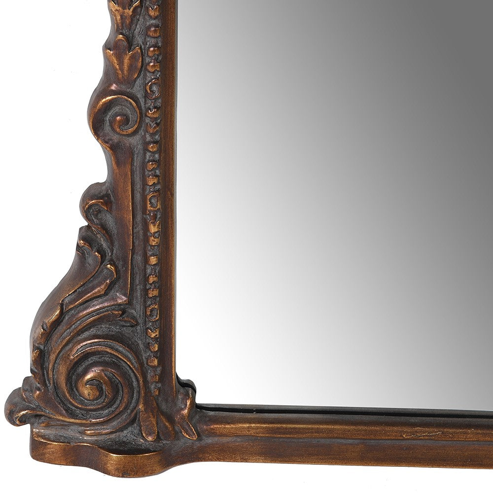 Carved Vintage Wall Mirror