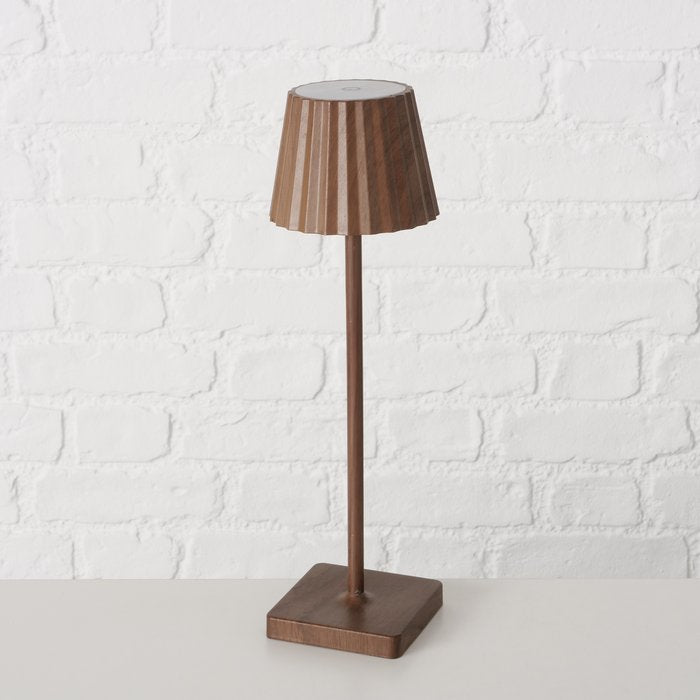 LED Table Lamp with Wood Effect