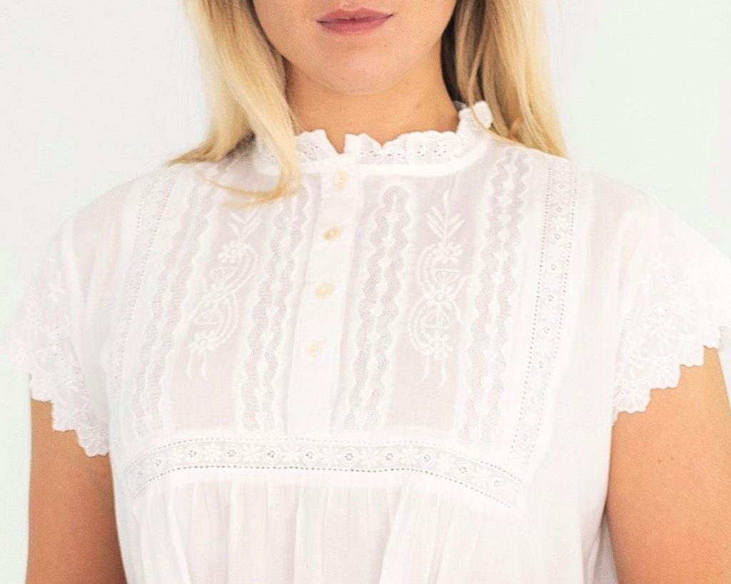 Polo Short Sleeved Ladies Nightdress