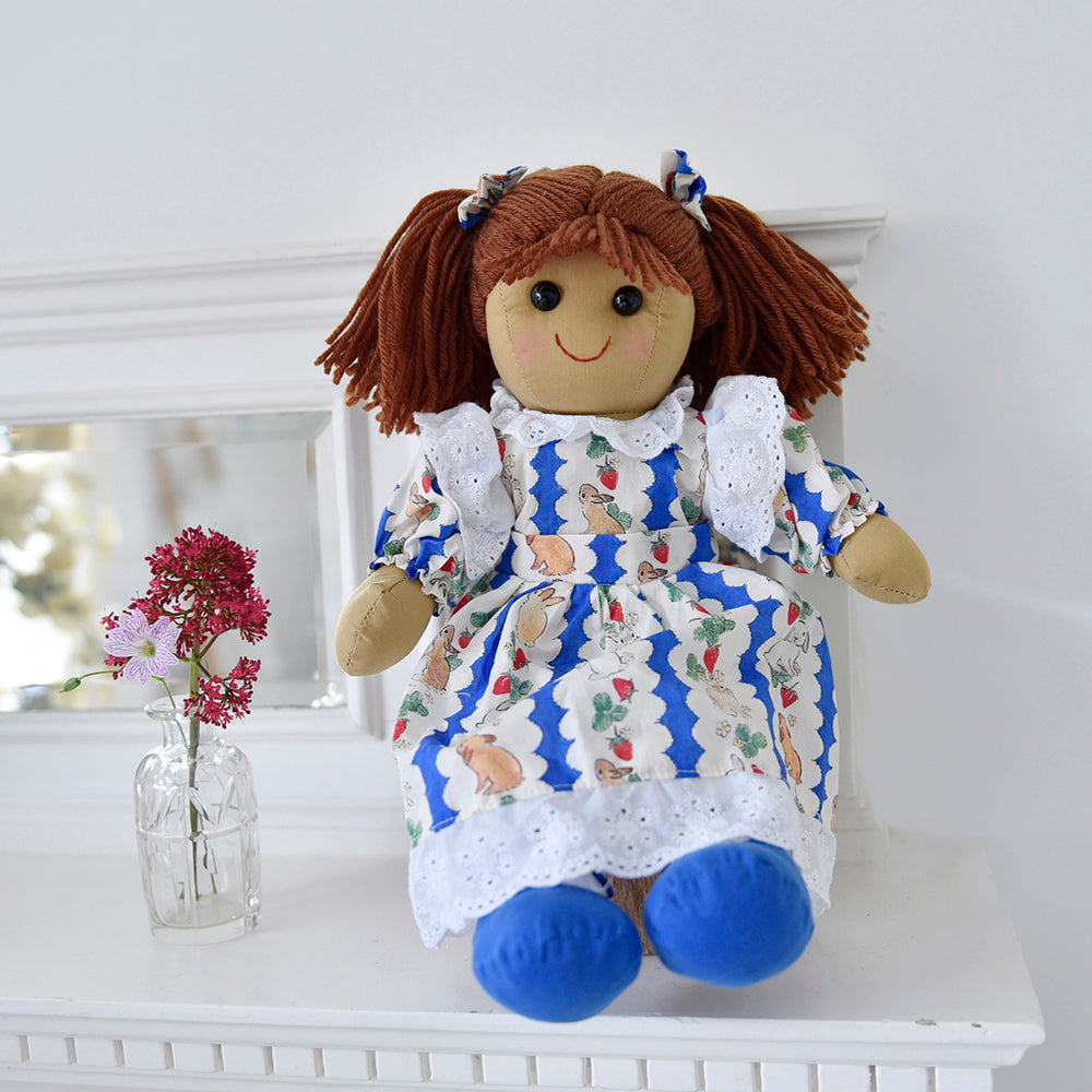Rag Doll Blue Rabbit Design