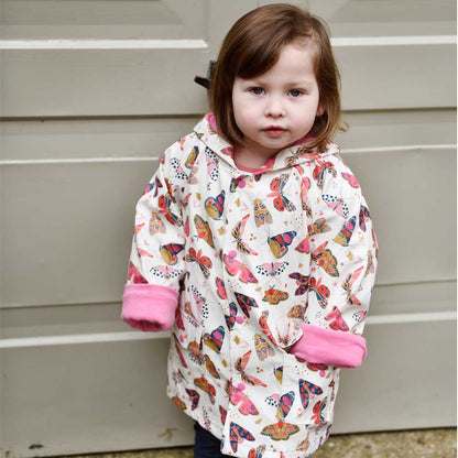 Kids Raincoat - Butterfly Print