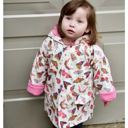 Kids Raincoat - Butterfly Print