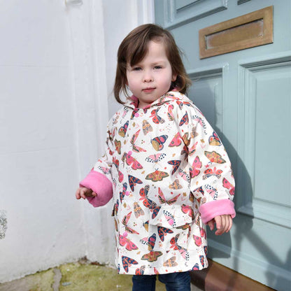 Kids Raincoat - Butterfly Print