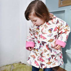 Kids Raincoat - Butterfly Print