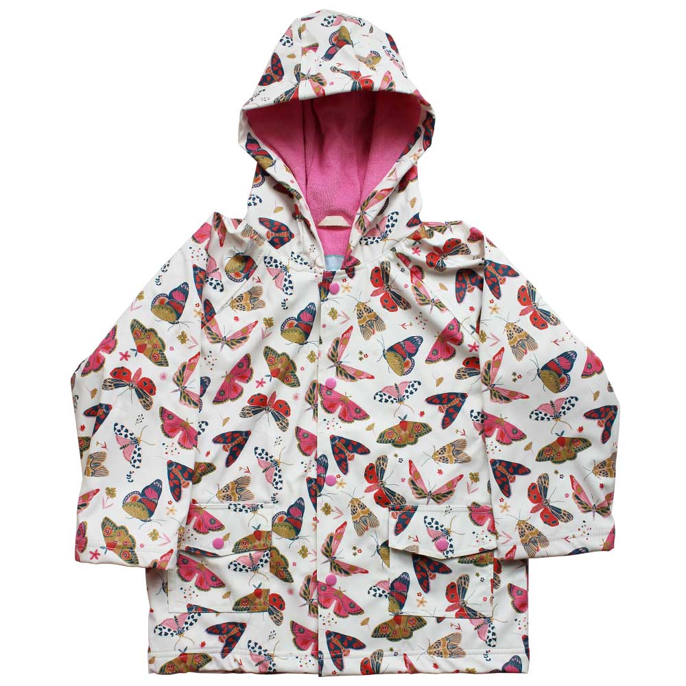 Kids Raincoat - Butterfly Print