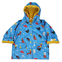 Printed Raincoat Cat And Dog