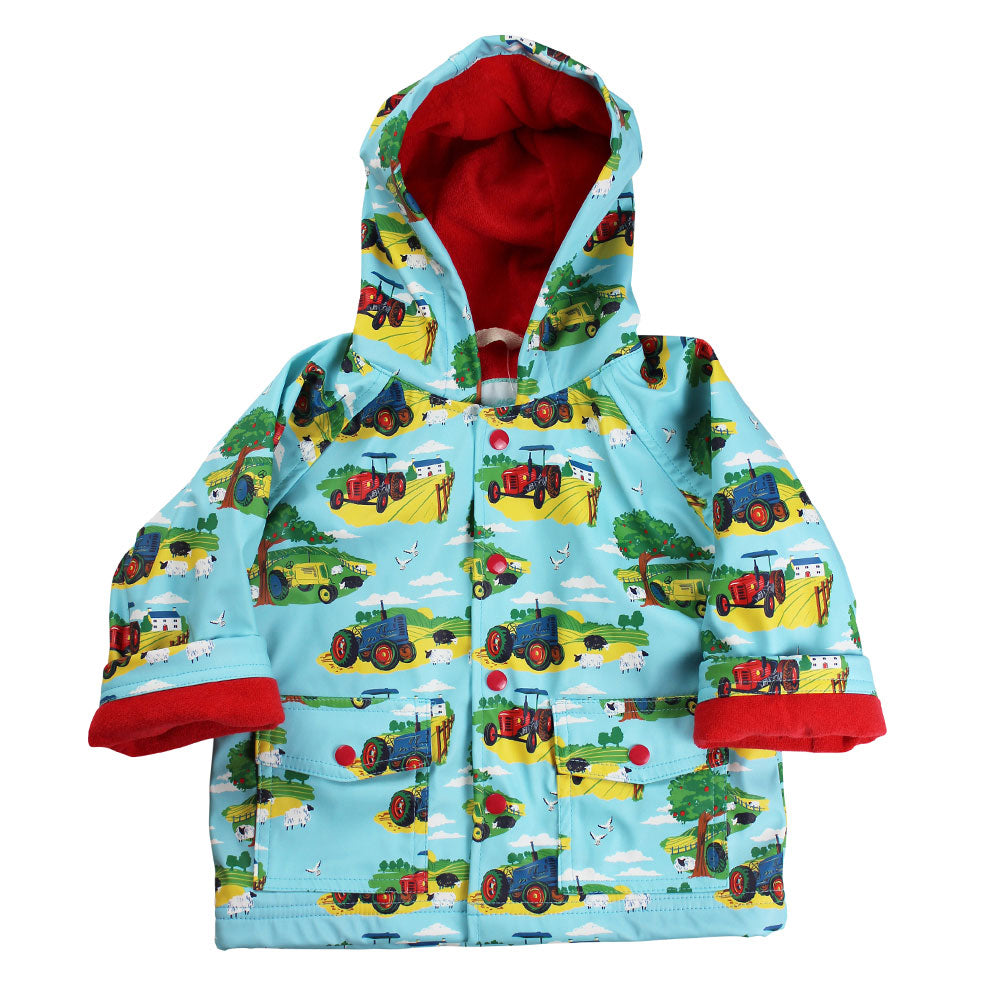 Kids Raincoat - Country Side Print