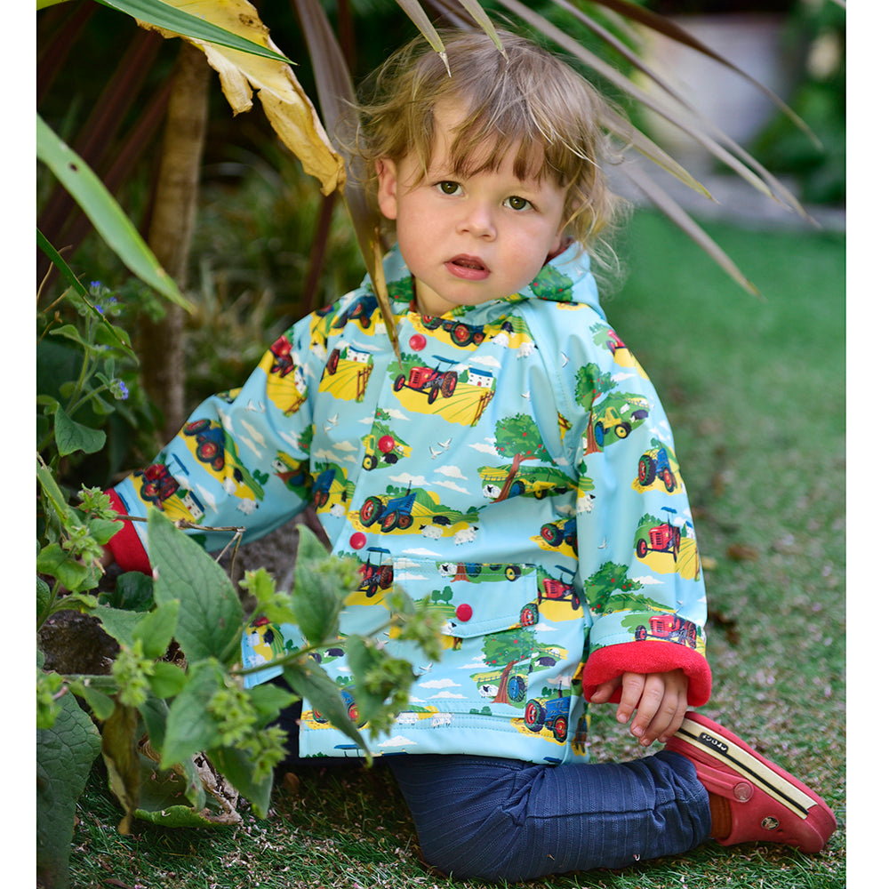 Kids Raincoat - Country Side Print