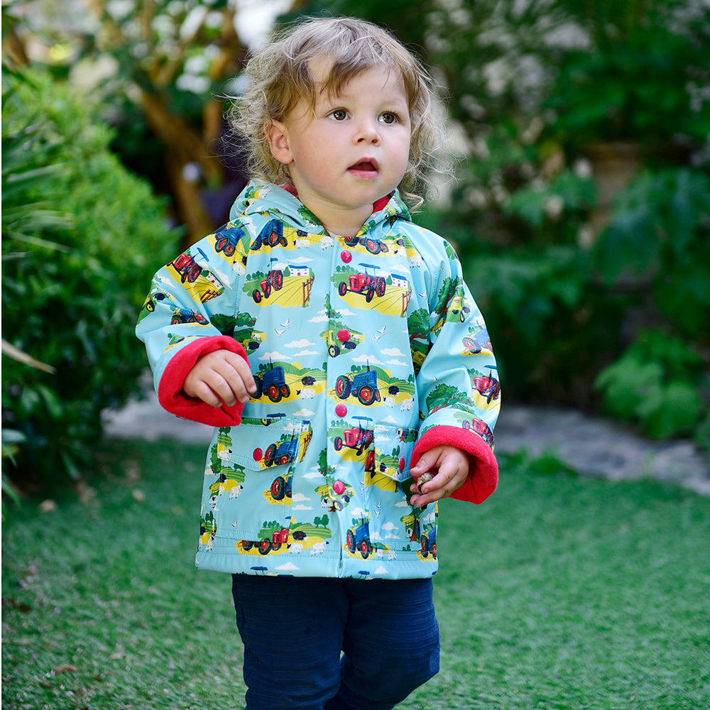 Kids Raincoat - Country Side Print