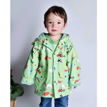 Print Raincoat Down On The Farm