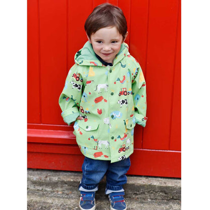 Print Raincoat Down On The Farm