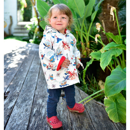 Kids Raincoat - High Seas Print