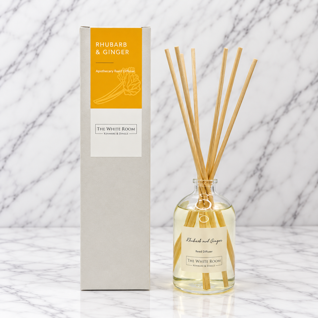"The White Room" Natural Diffuser - Rhubarb &amp; Ginger