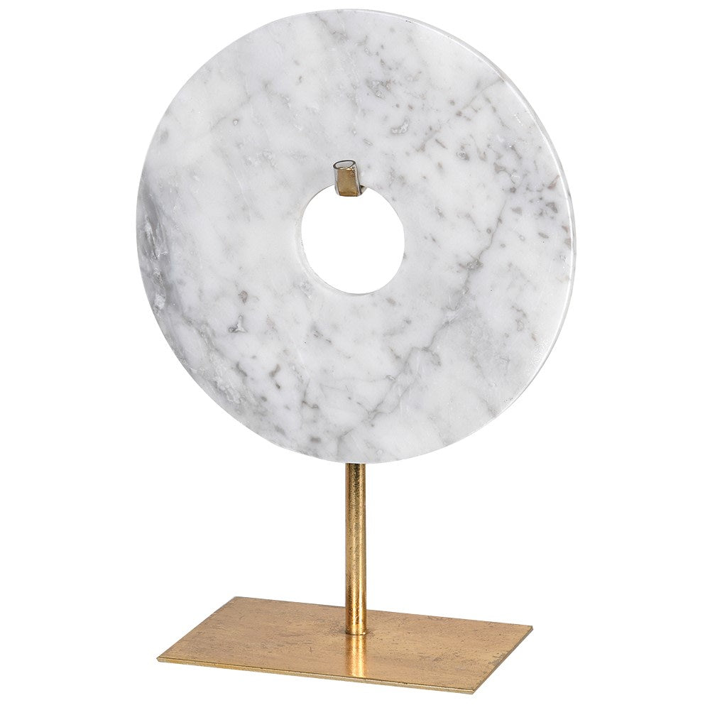 Marble Disc On Stand