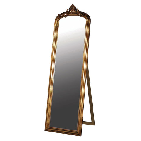 Ada Antiqued Gold Dressing Mirror