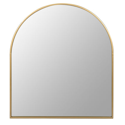 Wide Gold Frame Arch Wall Mirror