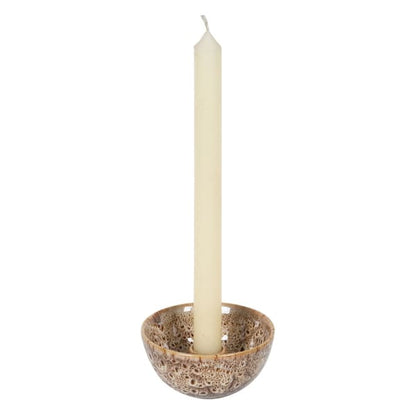 Glazed Candle Holder