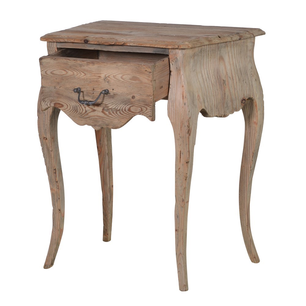 Aston Reclaimed 1 Drawer Bedside Table