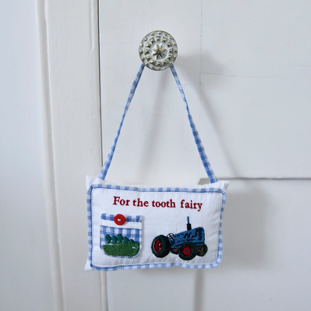 Tractor Tooth Fairy Cushion