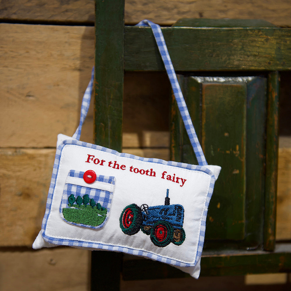Tractor Tooth Fairy Cushion