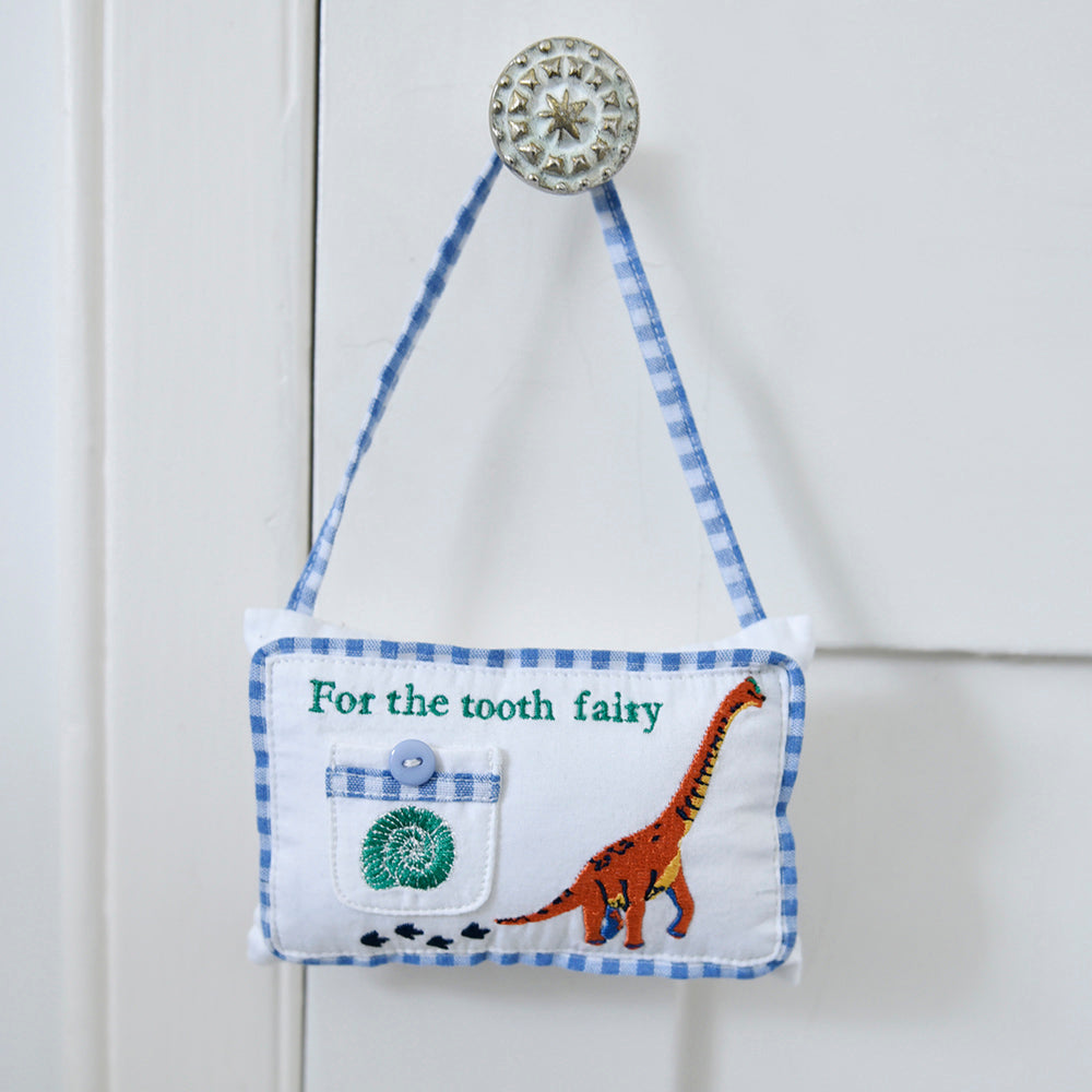 Dinosaur Tooth Fairy Cushion