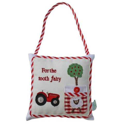 Tractor Tooth Fairy Cushion