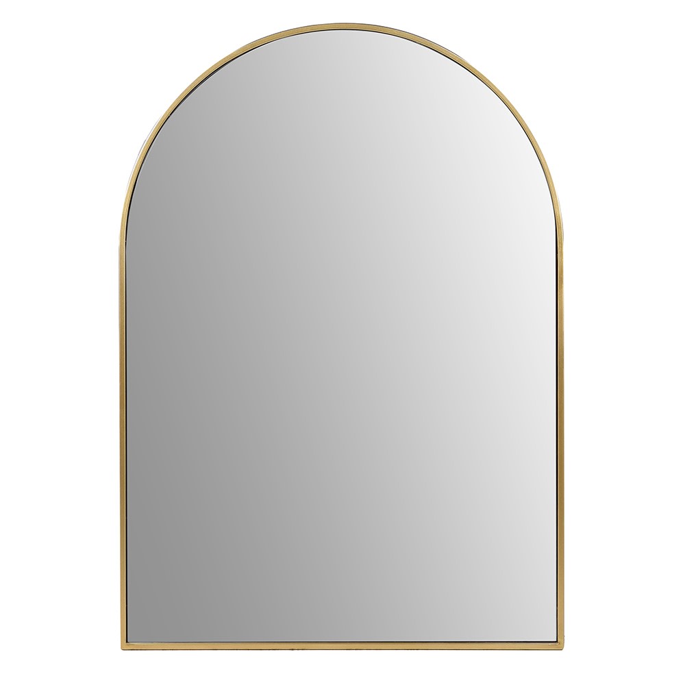 Gold Frame Arch Wall Mirror