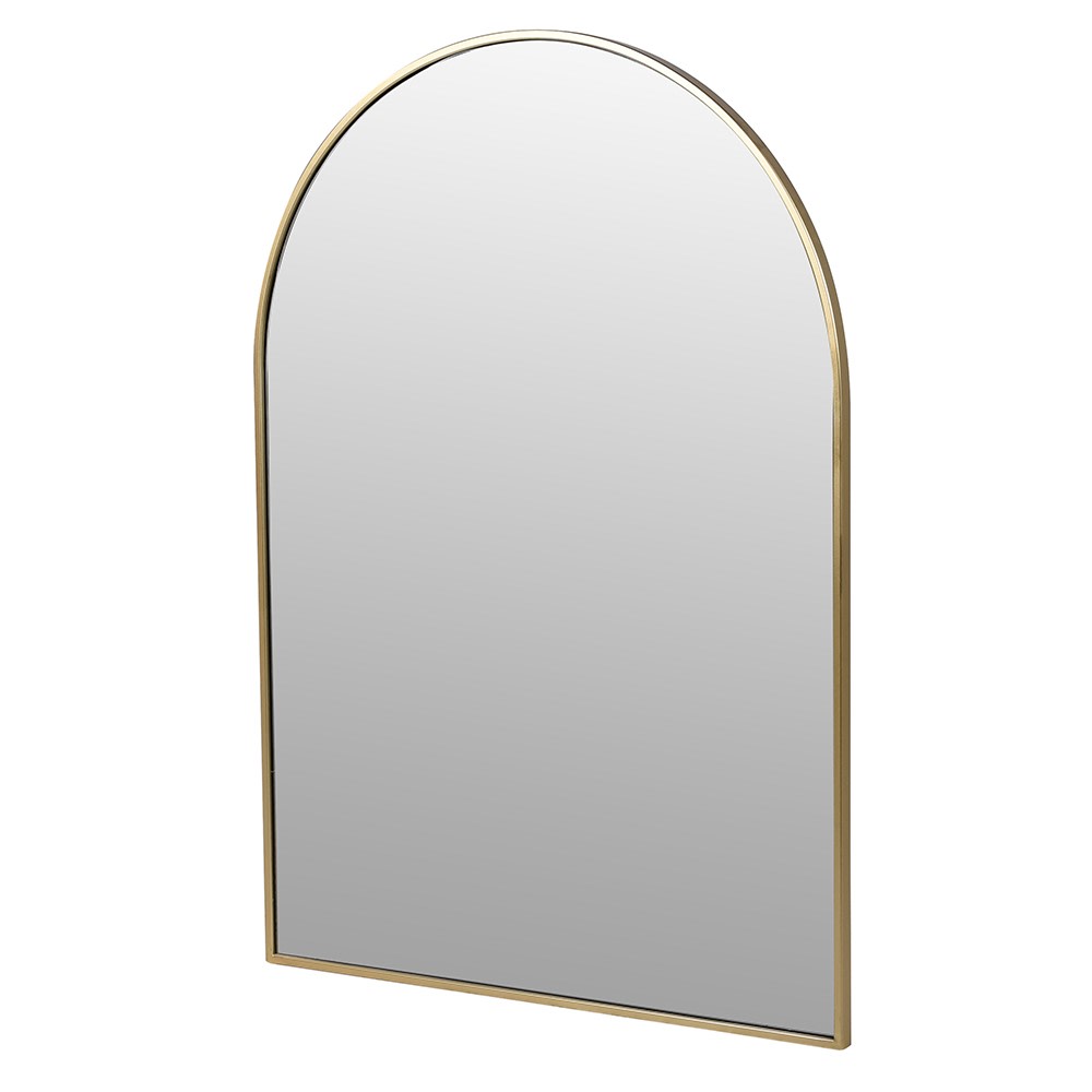 Gold Frame Arch Wall Mirror